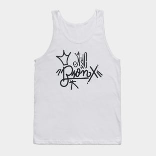 Bronx New York Graffiti Tag by oldschool writer Tank Top